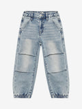 Daily Seven - Jean coupe large bleu délavé