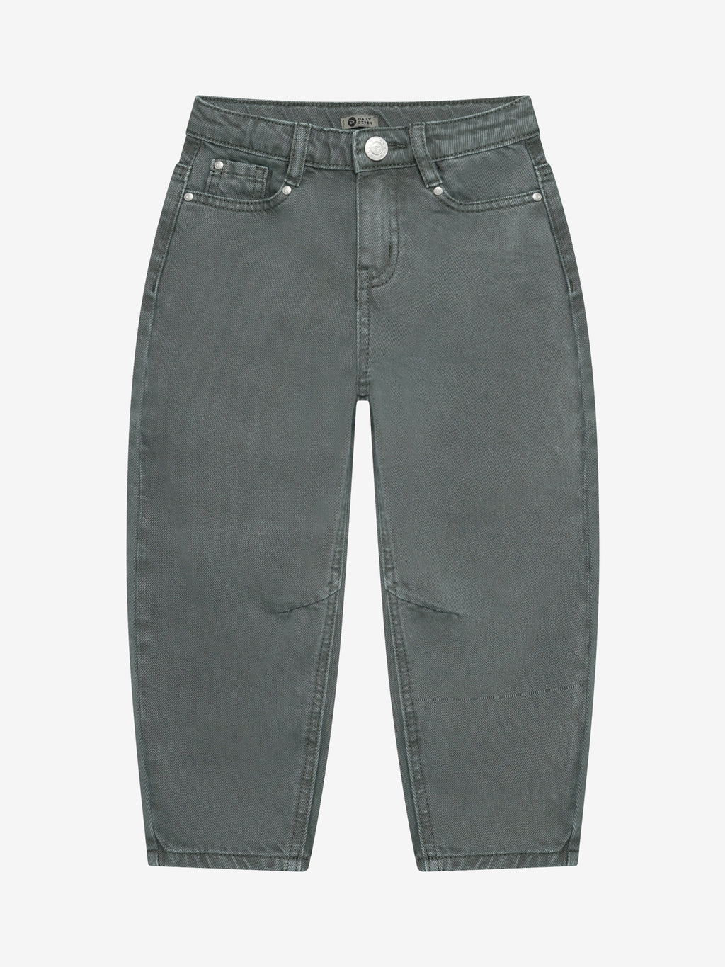 Daily Seven - Pantalon coupe barrel vert