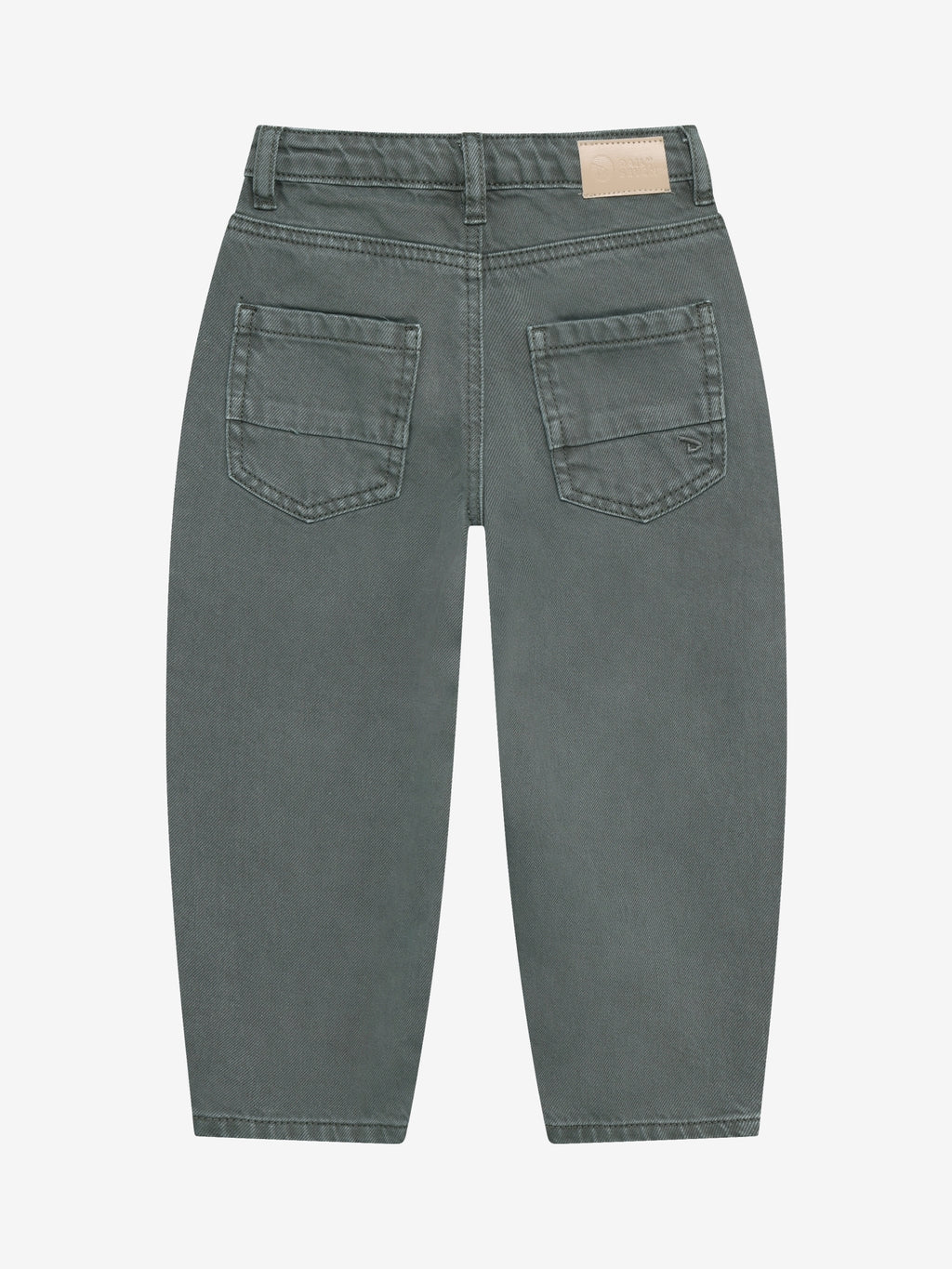 Daily Seven - Pantalon coupe barrel vert