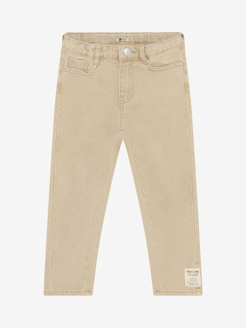 Daily Seven - Pantalon beige coupe décontractée