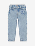 Daily Seven - Jean mom fit coeur brodé