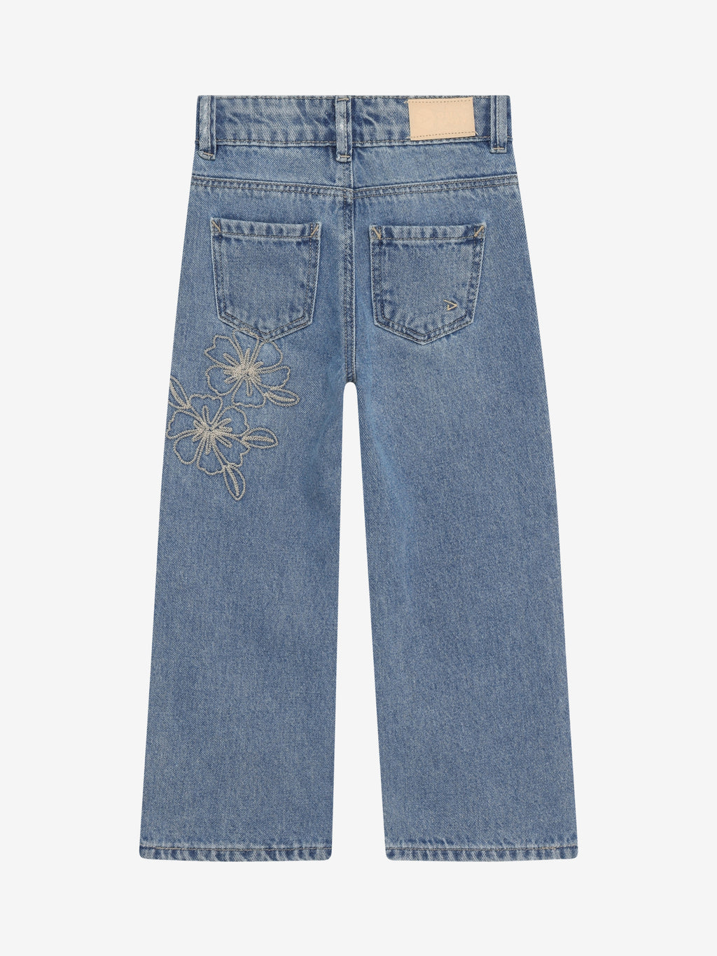 Daily Seven - Jean coupe large brodé