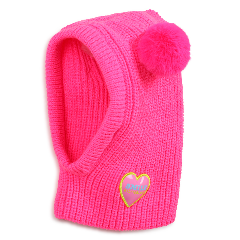 BILLIEBLUSH . Cagoule en tricot storm pink