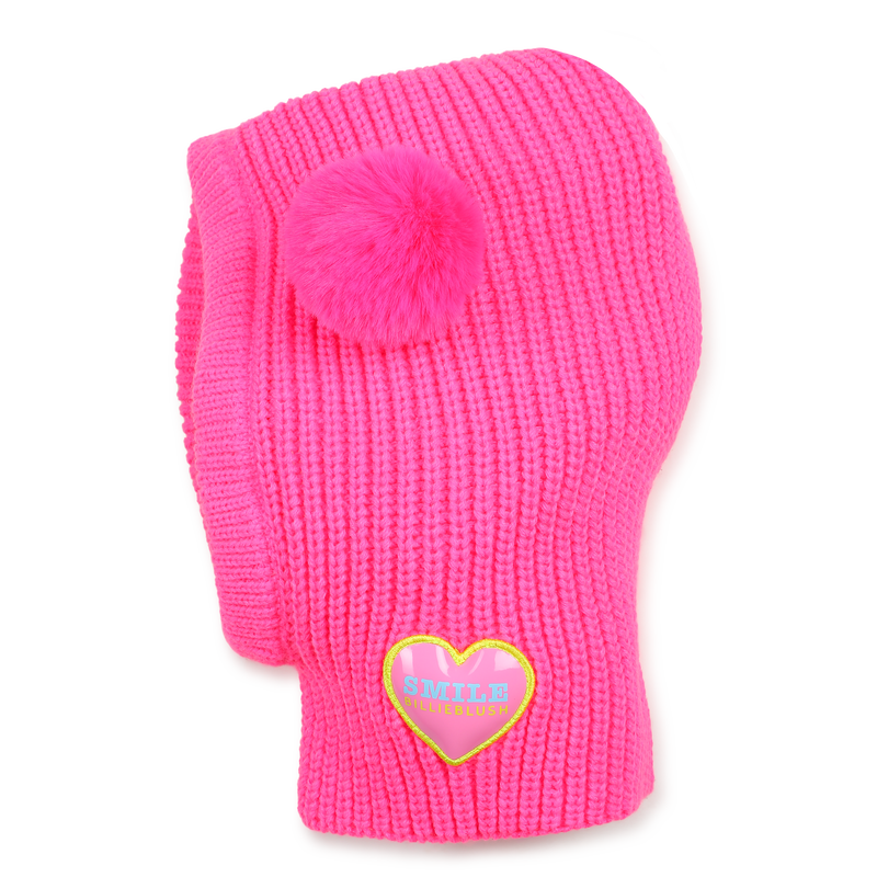 BILLIEBLUSH . Cagoule en tricot storm pink