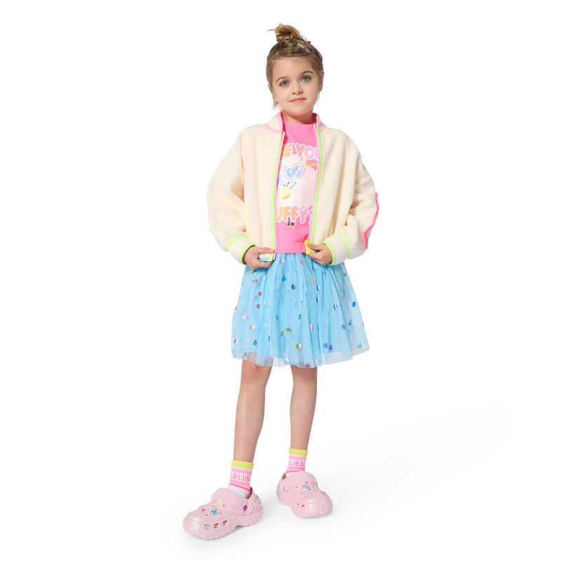 BILLIEBLUSH . Cardigan en tissu peluche