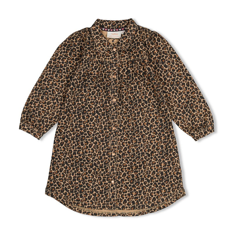 Jubel * Robe en jeans léopard - city chic