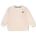 Jubel * Sweat-shirt décontracté imprimé dos blanc cassé chiné