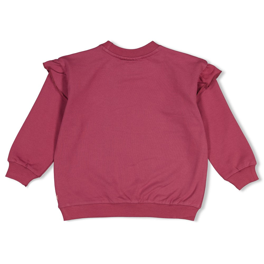 Jubel * Sweat coupe décontractée Moon Flowers