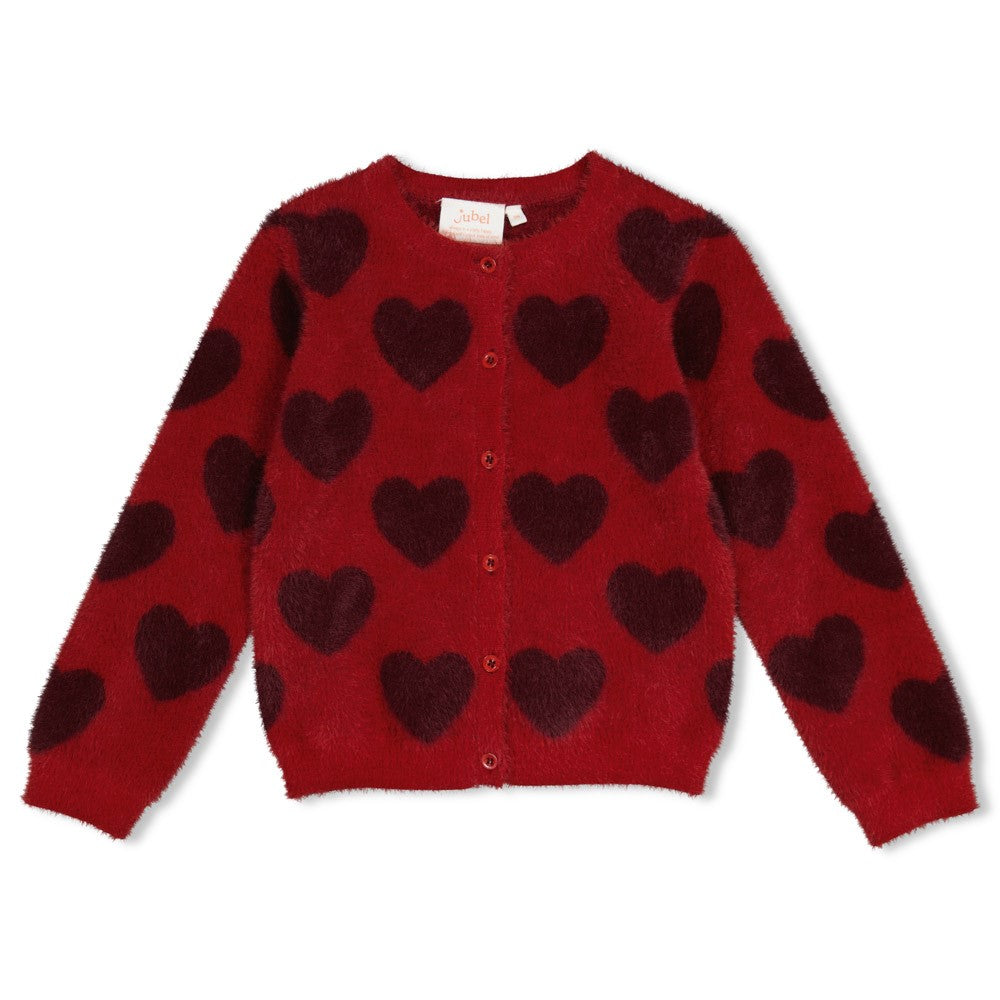 Jubel * Gilet Daily princess rouge coeurs