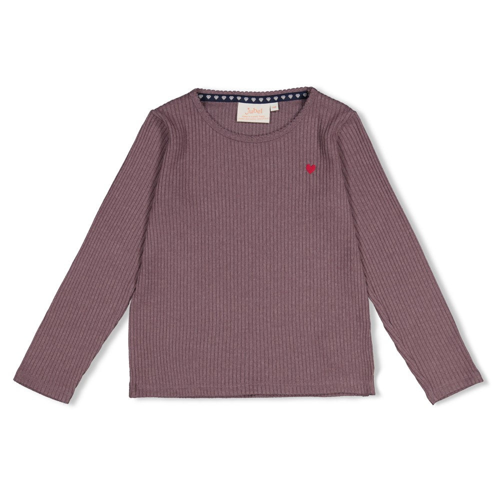 Jubel * T-shirt manches longues côtelé