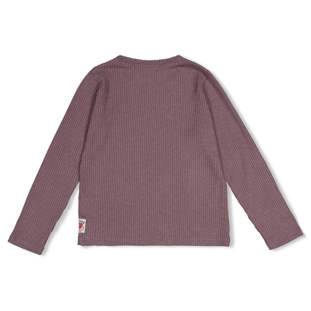 Jubel * T-shirt manches longues côtelé