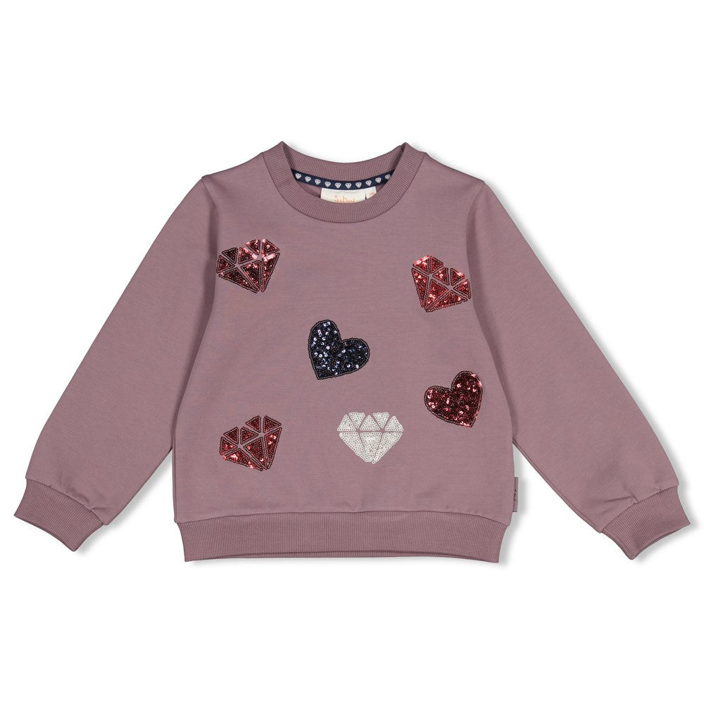 Jubel * Sweat imprimé coeurs Daily princess
