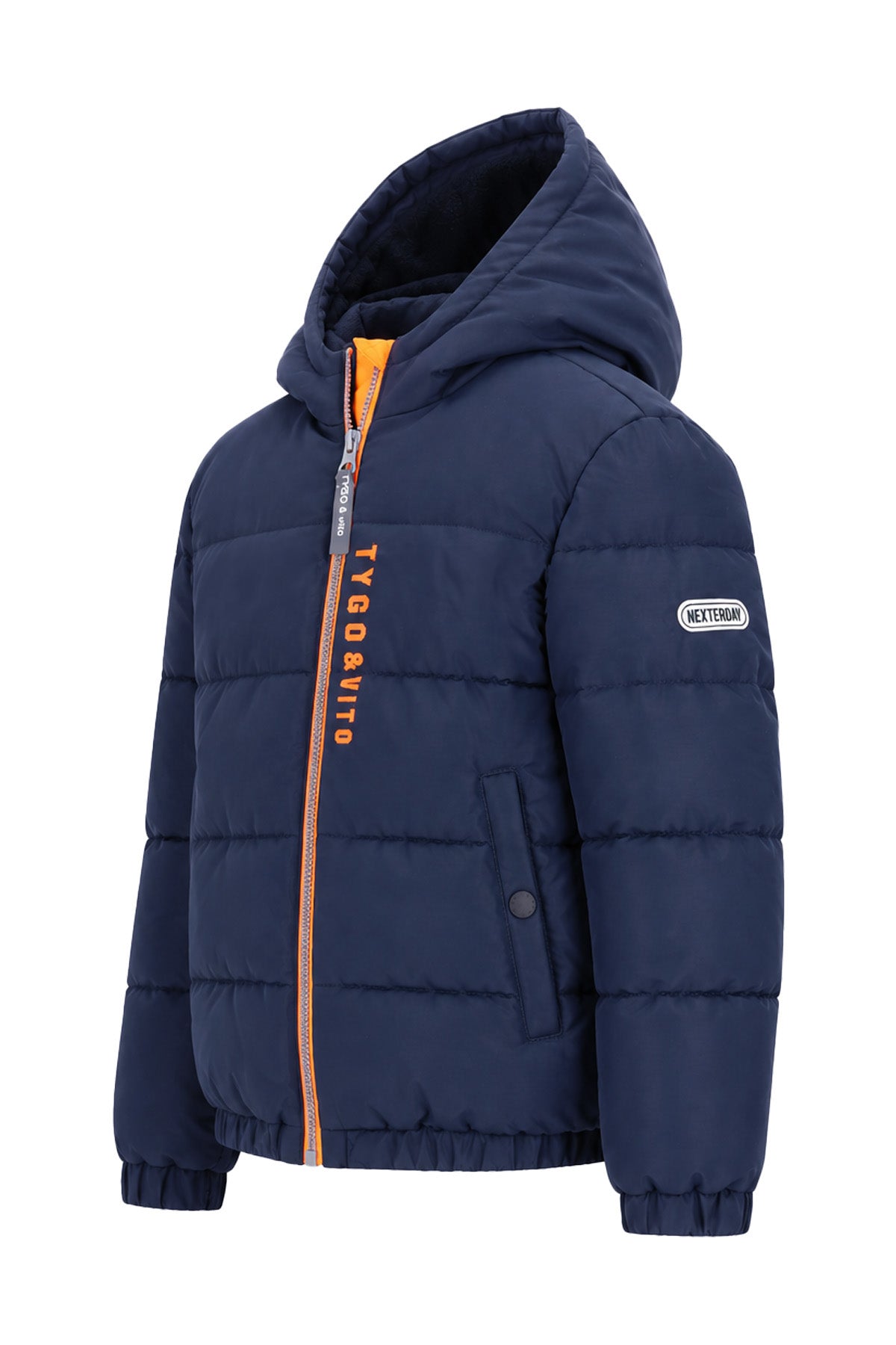 TYGO&vito Veste doudoune bleu foncé