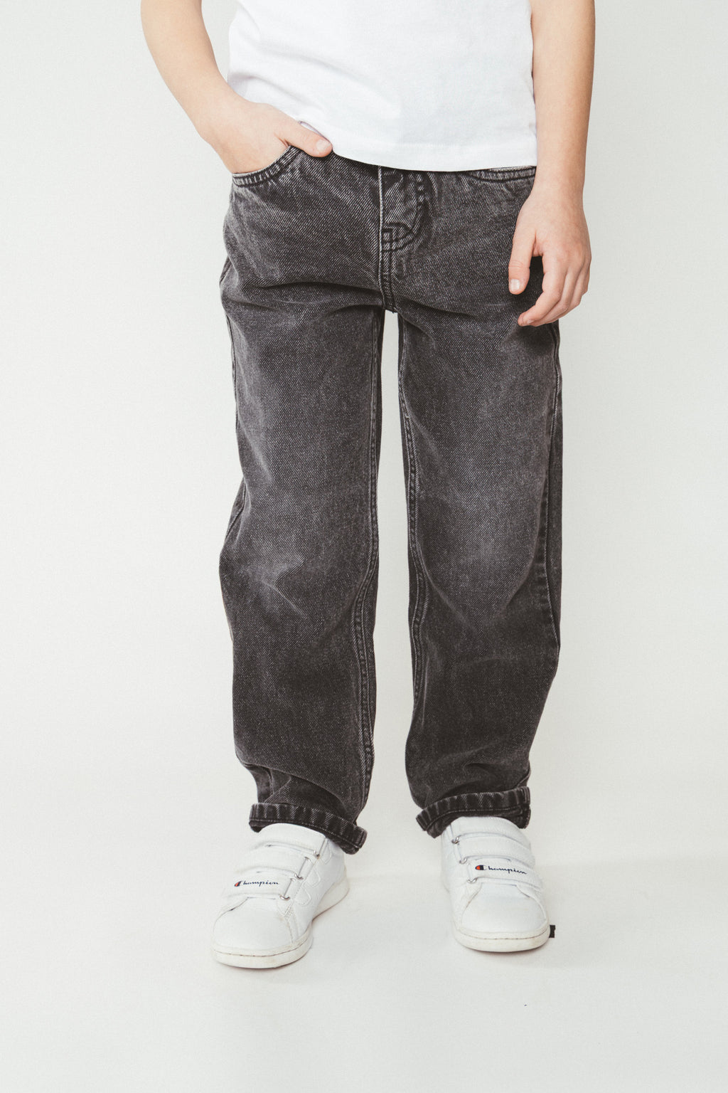 TYGO&vito Jean gris foncé coupe droite