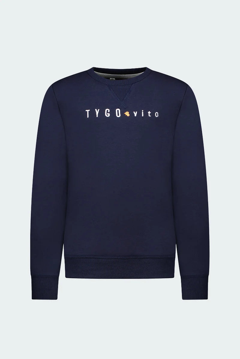 TYGO&vito Sweatshirt bleu foncé
