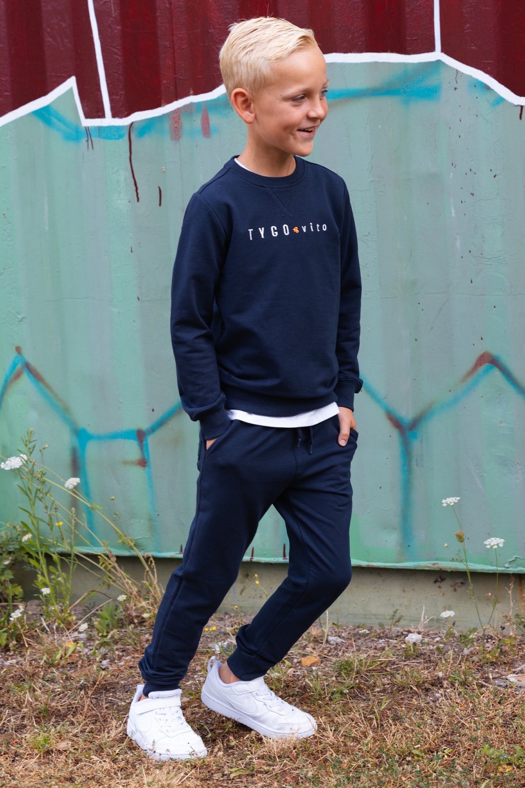 TYGO&vito Pantalon de jogging NEXTERDAYS bleu foncé