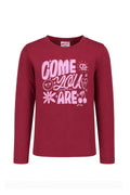 B.Nosy T-shirt tara à manches longues bordeaux